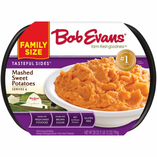 Bob Evans Farm-Fresh Goodness Tasteful Sides Mashed Sweet Potatoes Perspective: front