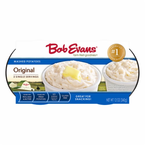 Bob Evans Original Mashed Potatoes Single Serving Microwavable Cups