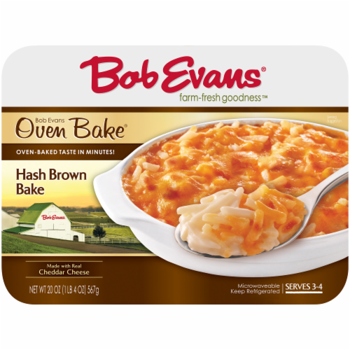 Bob Evans Top Bake Hash Brown Casserole Perspective: front