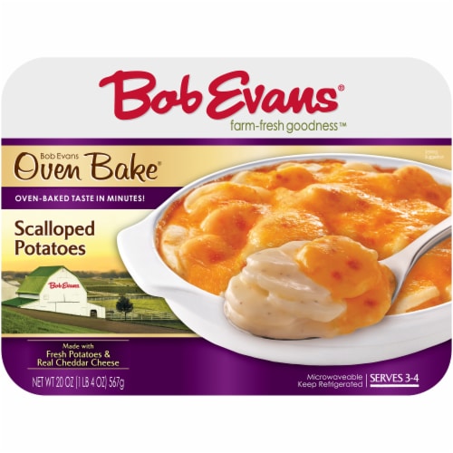 Bob Evans Oven Bake Scalloped Potatoes Perspective: front