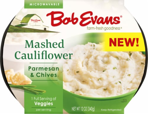 Bob Evans Parmesan & Chives Mashed Cauliflower Perspective: front