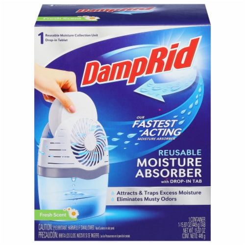 Damp Rid Hanging Bag Fresh Scent Moisture Absorber 3 pack DampRid