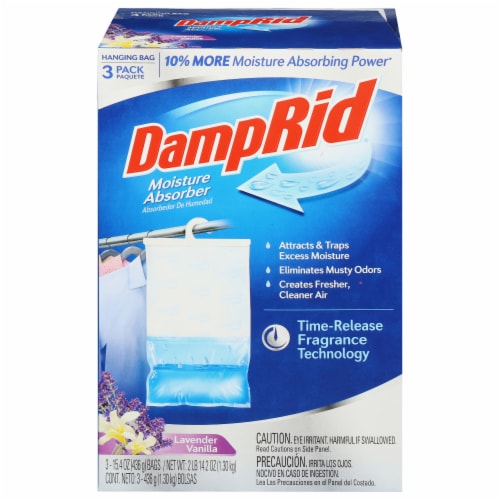 DampRid® Lavender Vanilla Hanging Bag Moisture Absorber Perspective: front