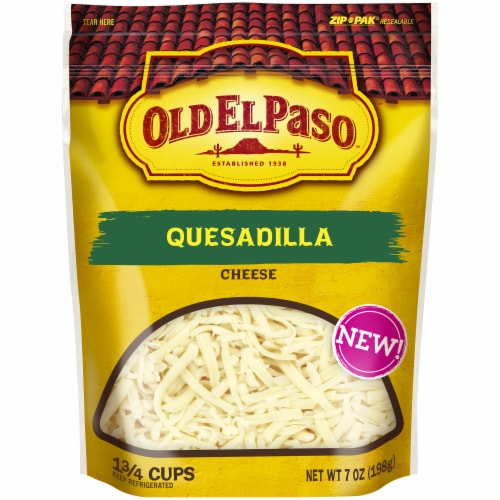 Old El Paso Quesadilla Shredded Cheese Perspective: front