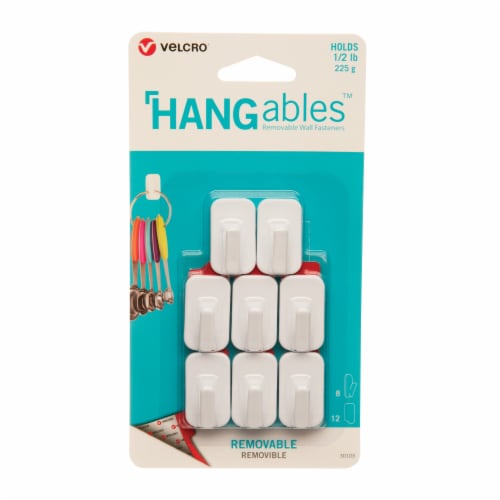 Velcro Brand HANGables Medium Plastic Removable Fasteners 2 pk Velcro Brand HANGables Medium Plastic Removable Fasteners 2 pk