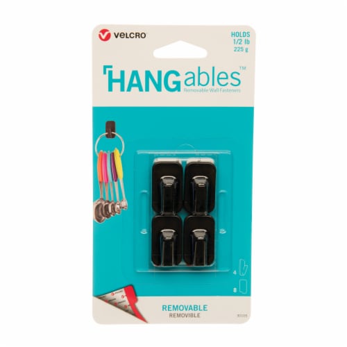 VELCRO® Brand HANGables Micro Hooks - Black Perspective: front