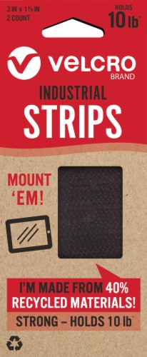 Velcro® ECO Industrial Velcro Strips - 2 Pack, 3 x 1.75 in - Fred Meyer