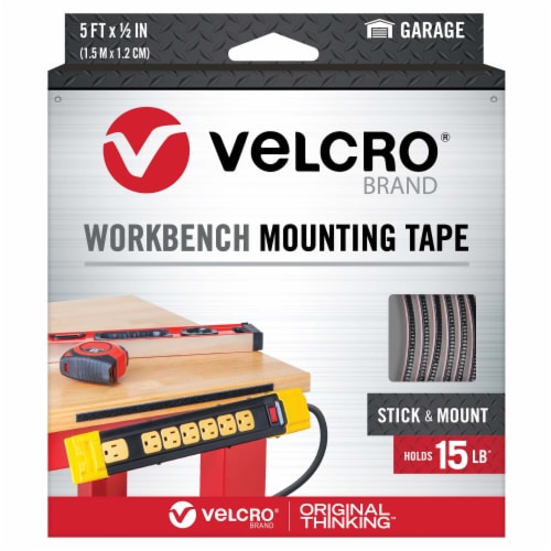 VELCRO® Brand Workench Mounting Tape Perspective: front