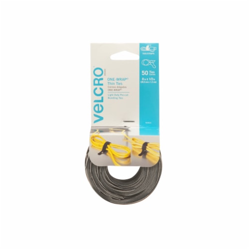 Velcro One Wrap Ties - 50 pk Perspective: front