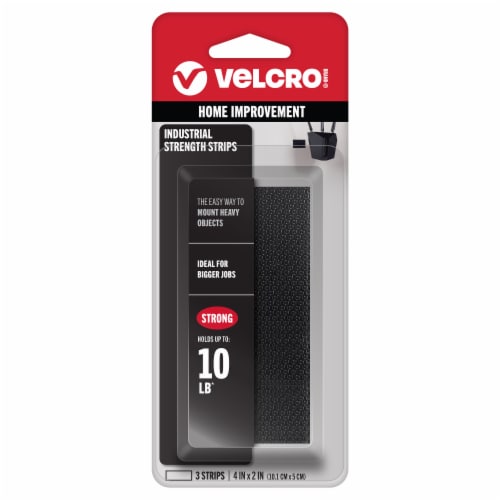 VELCRO® Industrial Strength Heavy Duty Stick On Perspective: front
