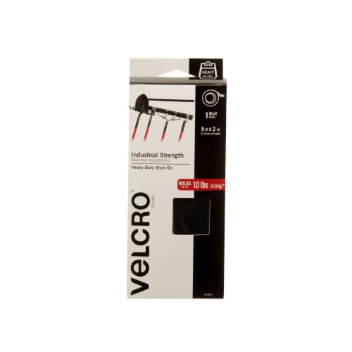 Velcro® Heavy Duty Industrial Strength Stick On Roll Perspective: front