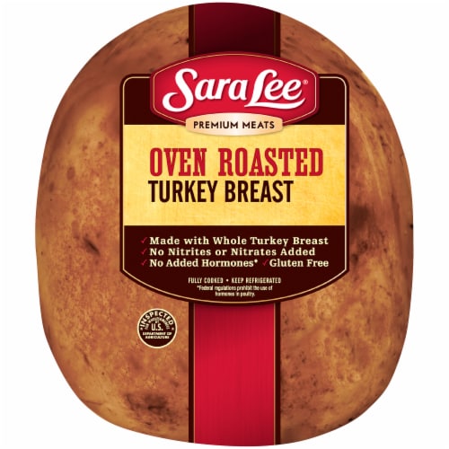 Sara Lee Oven Roasted Turkey Breast Premium Fresh Sliced Deli Meat Perspective: front