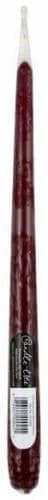 Candle-Lite Taper Candle - Burgundy Perspective: front