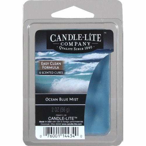 Candle-lite Ocean Blue Mist Scented Cubes Perspective: front