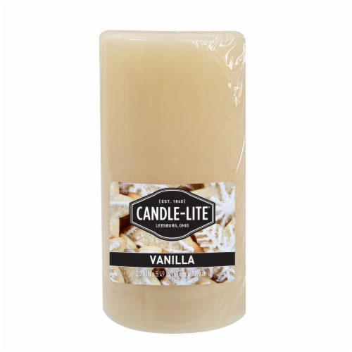 Candle-lite Vanilla Scented Candle Perspective: front