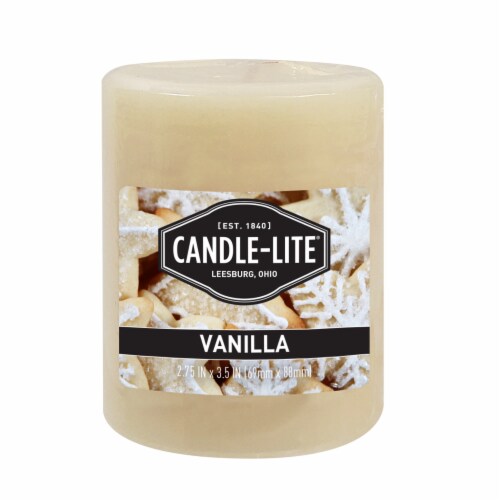 Candle-lite Vanilla Scented Candle Perspective: front