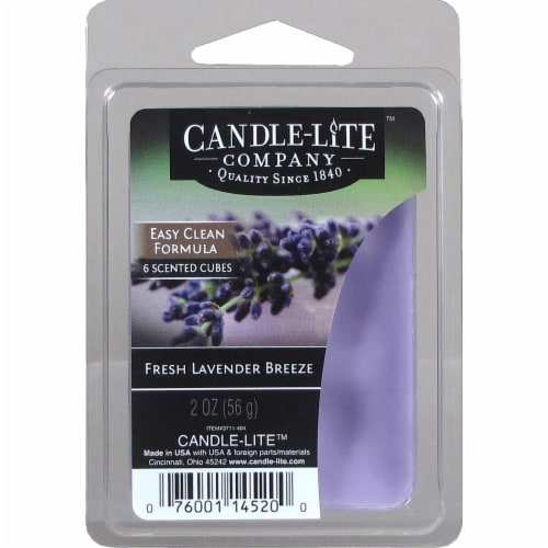 Candle-lite Fresh Lavendar Breeze Candle Cubes Perspective: front