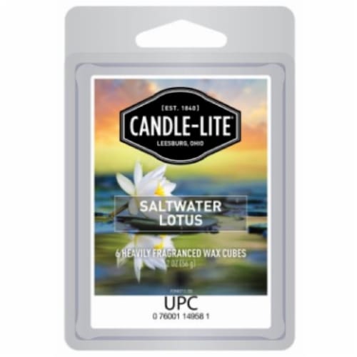 Candle-lite Saltwater Lotus Wax Cubes Perspective: front