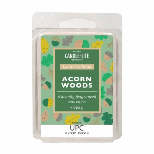 Candle-lite Acorn Woods Fragranced Wax Cubes Perspective: front