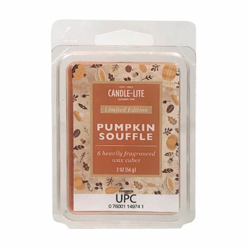 Candle-lite Pumpkin Souffle Fragranced Wax Cubes Perspective: front