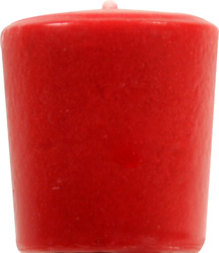 Candle-lite Apple Cinnamon Crisp Votive Candle - Red Perspective: front