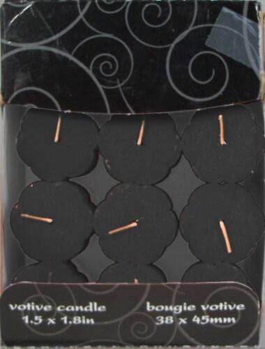 Candle-lite Bat's Breath Votive Candles - Black Perspective: front