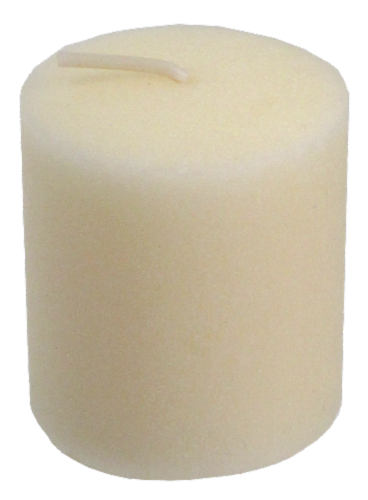 Candle-lite Fluted Vanilla Votive Candle - Cream Perspective: front