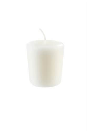 Candle-lite Saltwater Lotus Votive Candle - White Perspective: front