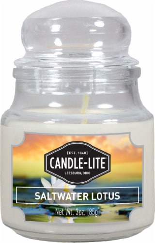 Candle-lite Scented Candle - Saltwater Lotus Perspective: front