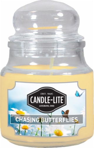 Candle-lite Scented Candle - Chasing Butterflies Perspective: front