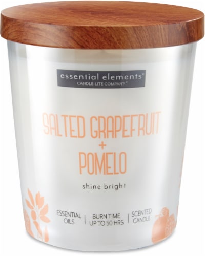 Candle-lite® Essential Elements® Salted Grapefruit & Pomelo Candle Perspective: front
