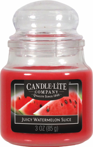 Candle-lite Everyday Juicy Watermelon Slice Candle - Watermelon Perspective: front