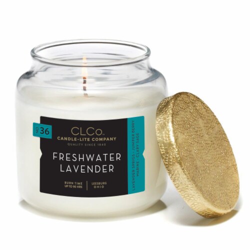 Candle-lite CLCo Freshwater Lavender Candle Perspective: front