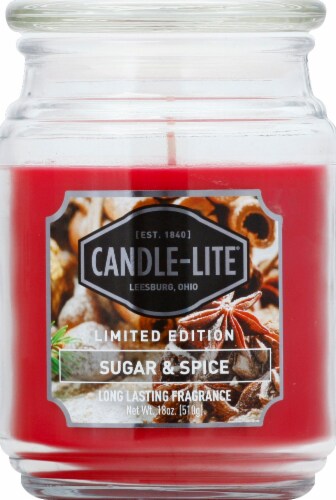 Candle-lite Scented Candle -  Sugar & Spice Perspective: front