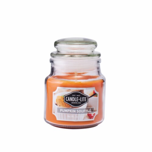 Candle-lite Pumpkin Souffle Candle Perspective: front
