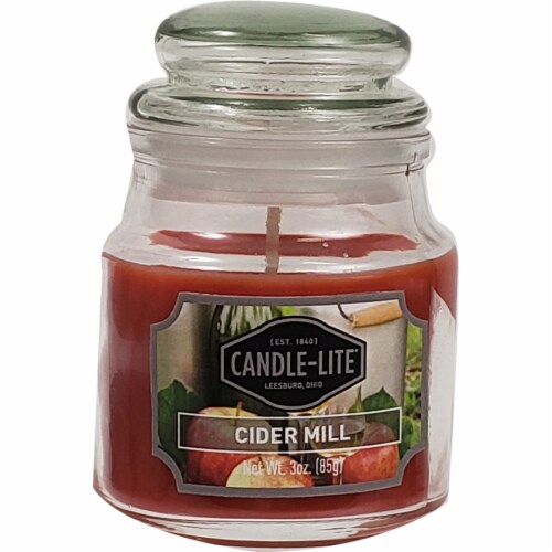 Candle-lite Cider Mill Scent Candle - Red Perspective: front
