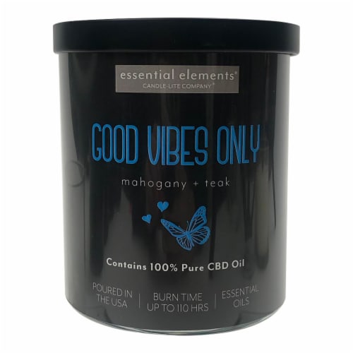Candle Lite Essential Elements Good Vibes Only 2 Wick Candle