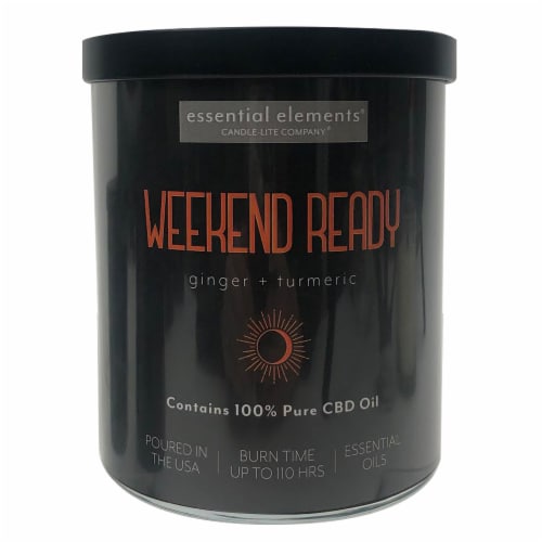 Candle-lite® CBD Ginger + Turmeric Candle Perspective: front