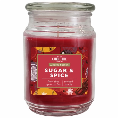 Candle-lite Limited Edition Sugar & Spice Scented Candle Perspective: front
