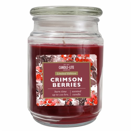 Candle-lite Limited Edition Crimson Berries Scented Candle Perspective: front