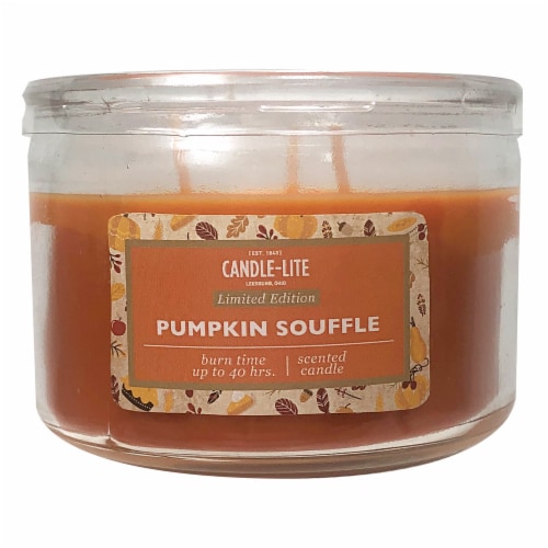 Candle-lite Pumpkin Souffle Scented Candle Perspective: front