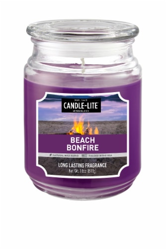 Candle-lite Beach Bonfire Candle Perspective: front