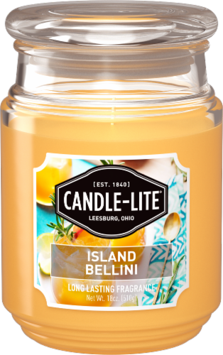 Candle-lite® Island Bellini Jar Candle Perspective: front