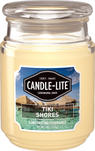 Candle-lite® Tiki Shores Candle Perspective: front