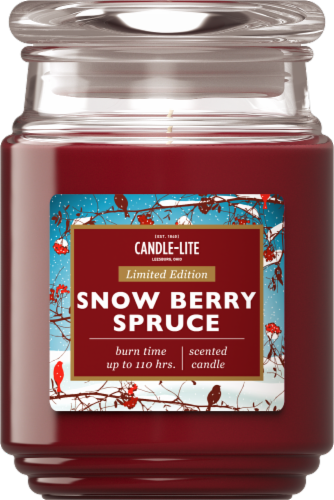 Candle-Lite™ Limited Edition Snow Berry Spruce Perspective: front