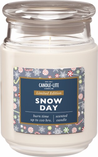 Candle-Lite Snow Day Candle Perspective: front