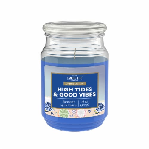 Candle-lite® High Tides & Good Vibes Candle Perspective: front