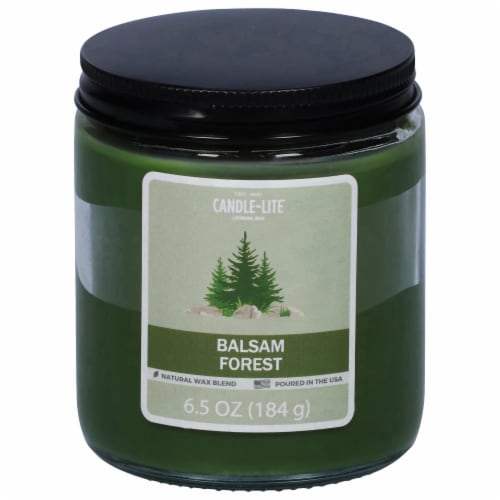 Candle-Lite® Balsam Forest Jar Candle Perspective: front