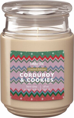 Candle-Lite Limited Edition -Corduroy & Cookies Perspective: front