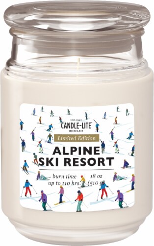Candle-Lite® Limited Edition Alpine Ski Resort Perspective: front